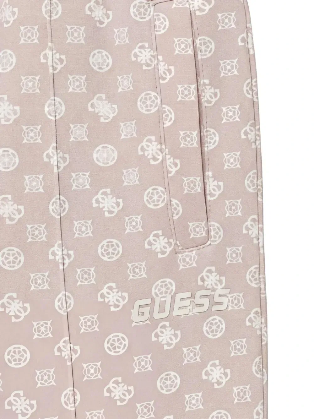 Спортивные брюки с кулиской Guess Kids, розовый — фото 3