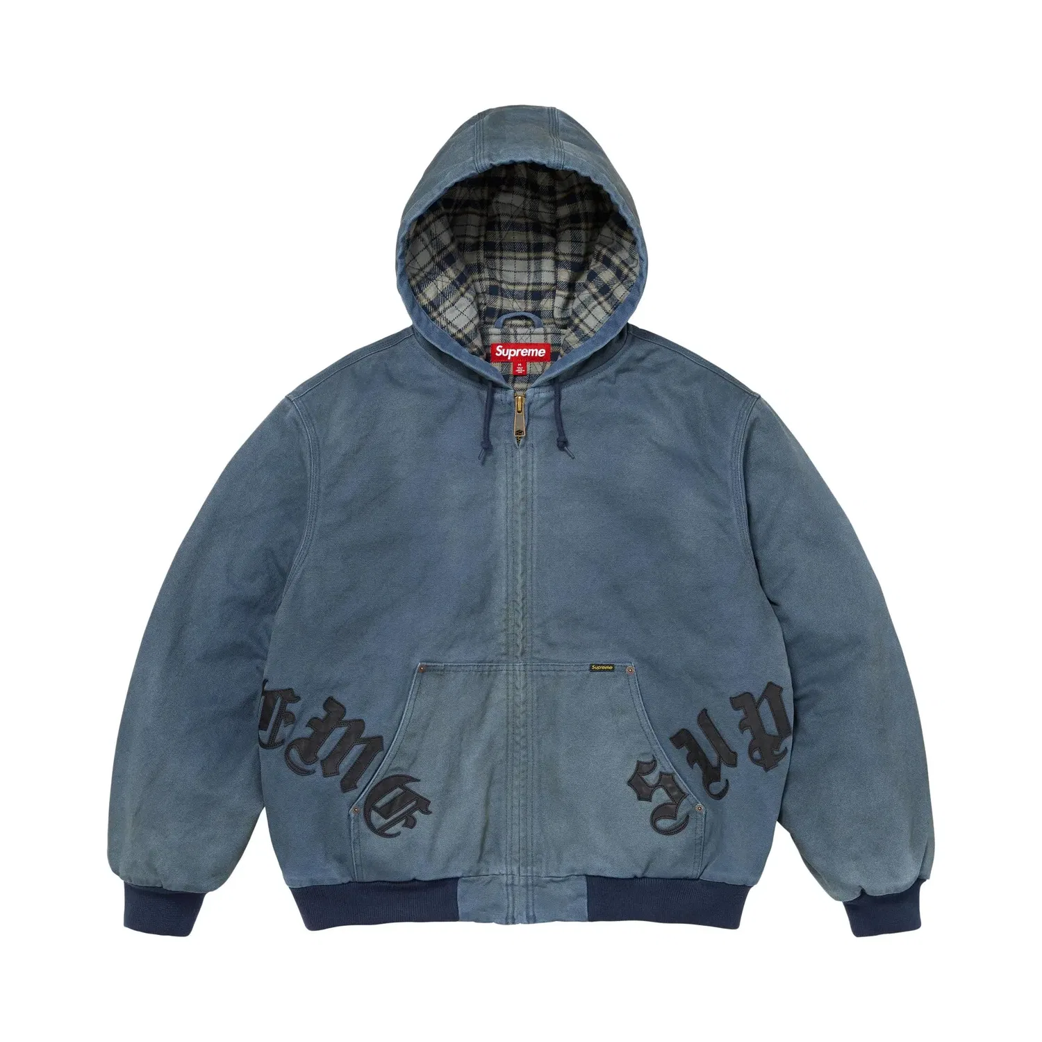 Куртка рабочая с капюшоном с аппликацией Supreme, Navy