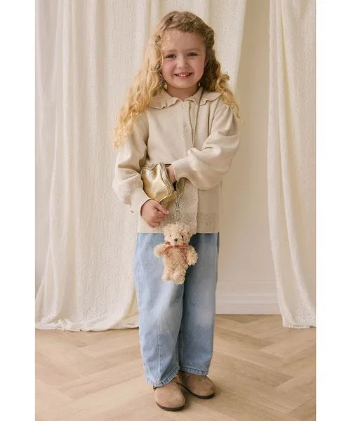 Детские джинсы с винтажным эффектом Antique Denim JAMIE KAY, Синий — фото 3