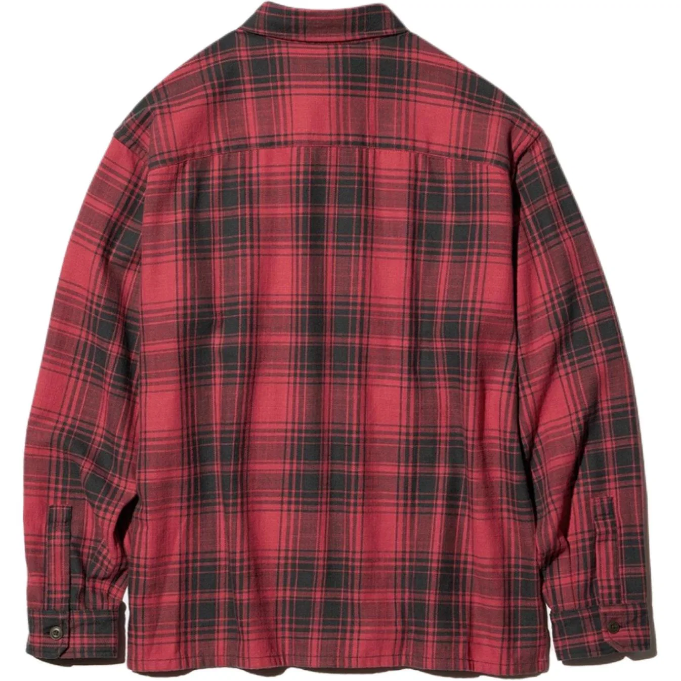 Мужская рубашка с отложным воротником Red UNIQLO — фото 3
