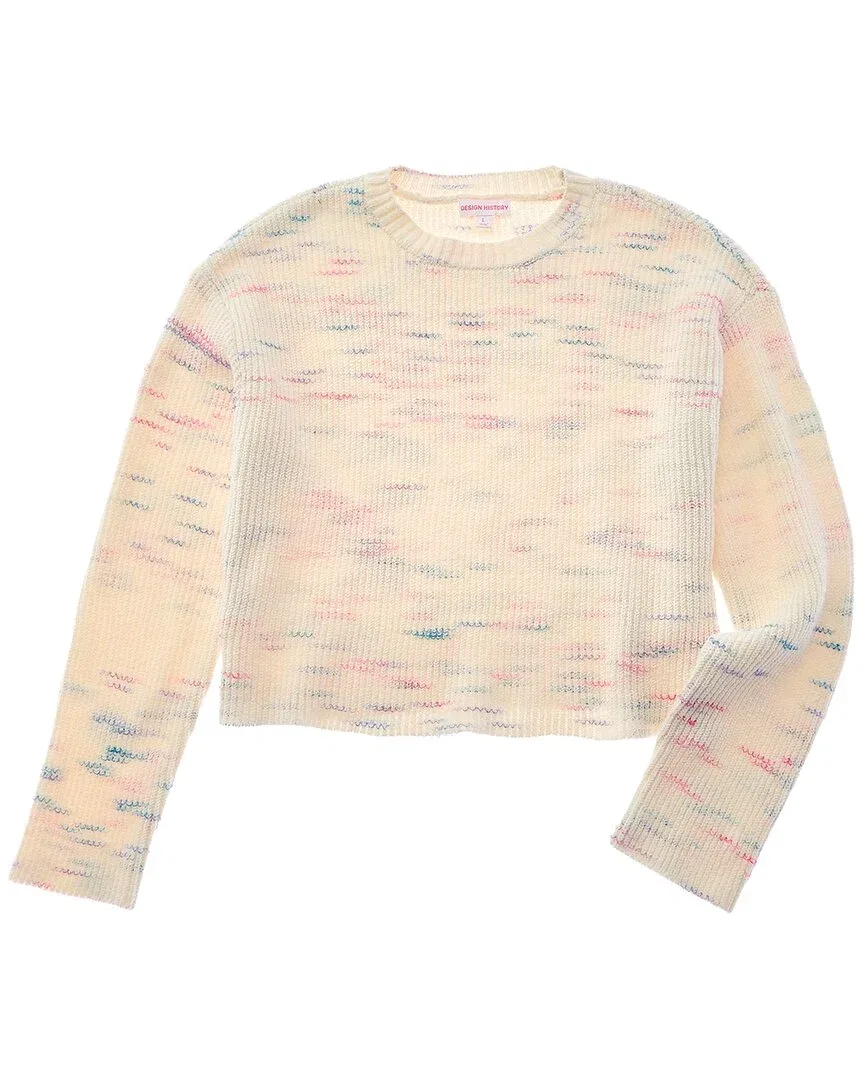 Детский свитер с принтом Design History Sweater, синий