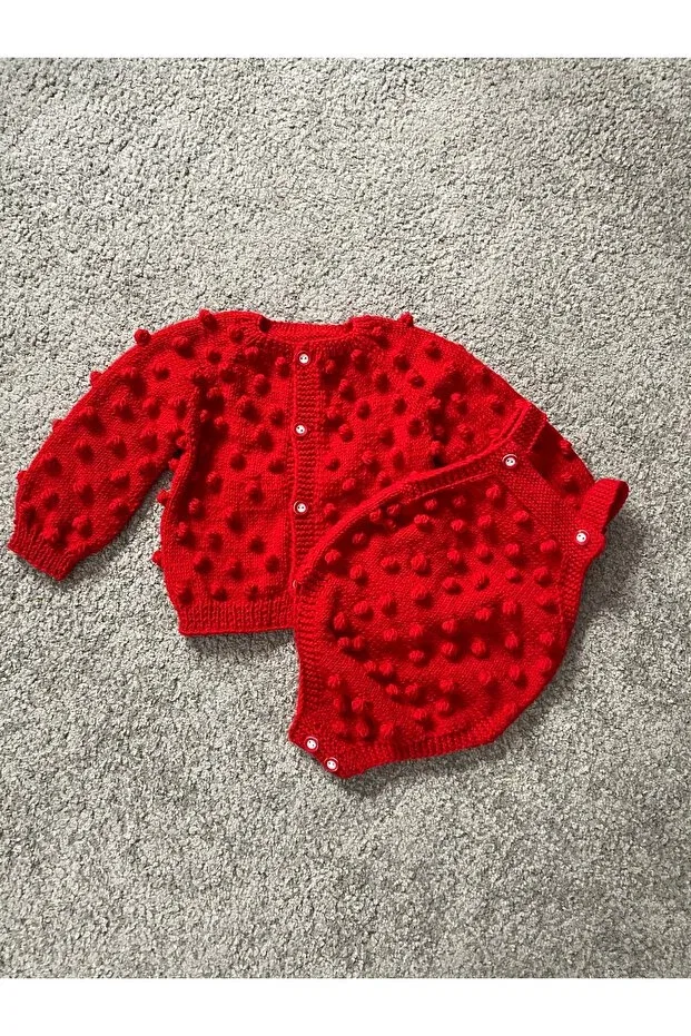 Детский кардиган с длинным рукавом Nevalin, Red