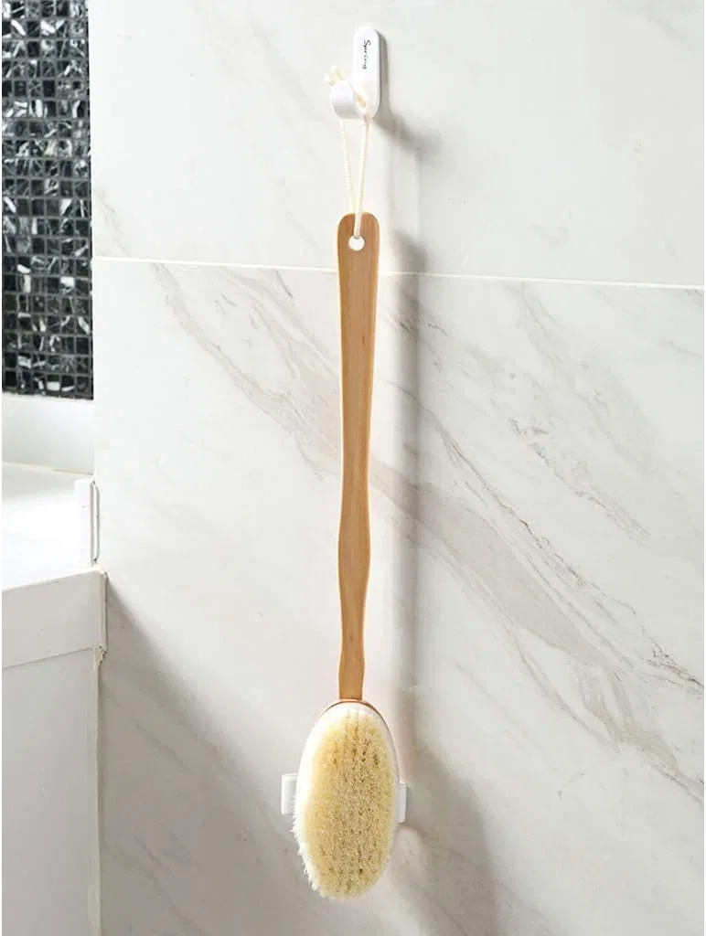 Щетка для тела Bath Brush, дерево + люфа + щетина кабана, 44.5 см, WXJLYZRCXK — фото 3