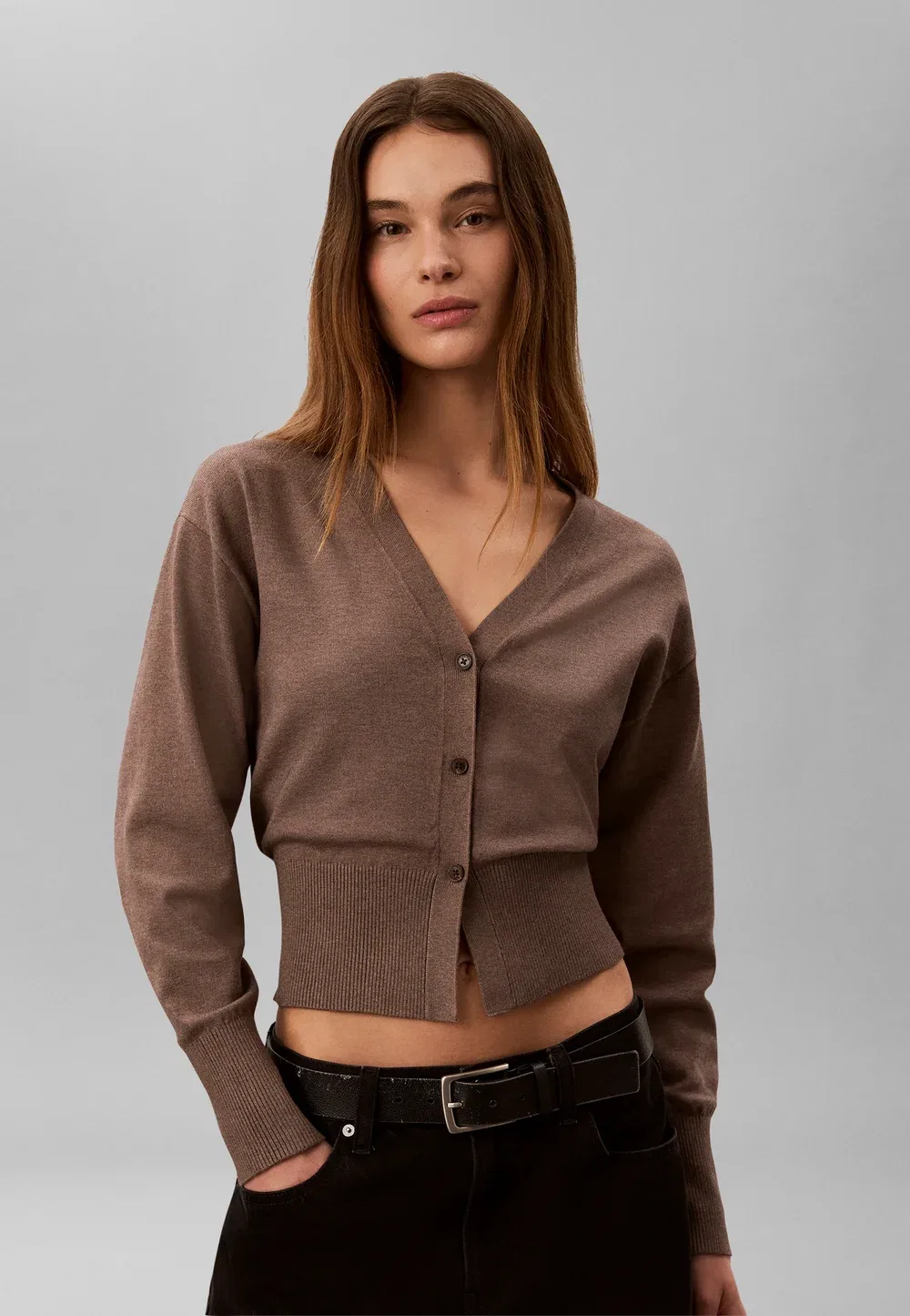 Кардиган Calvin Klein, Shiitake Melange