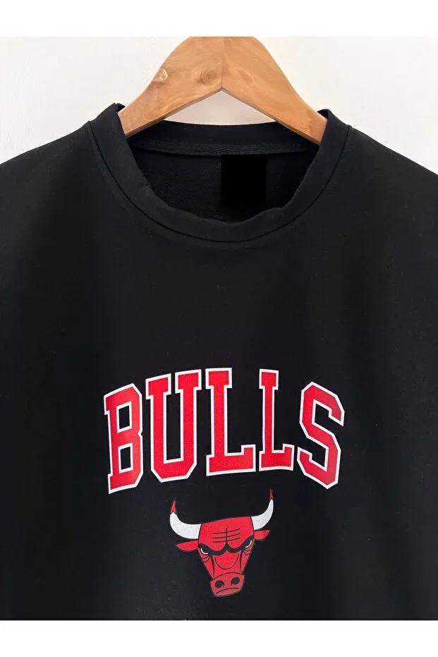 Детская футболка для мальчиков с принтом Chicago Bulls Wolters Outdoors, Black — фото 4