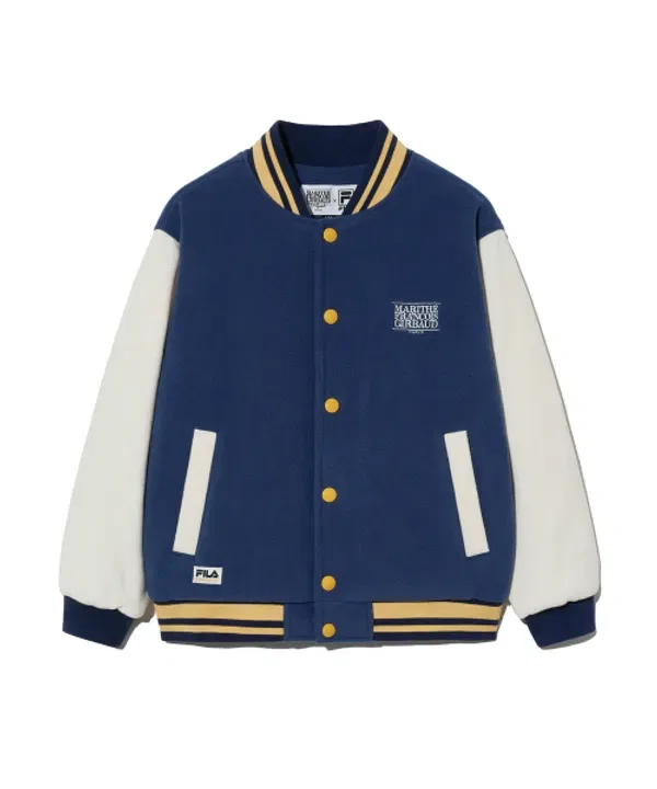 Куртка флисовая Varsity, Mfg x Fila, Marithé Kids, темно-синий — фото 2