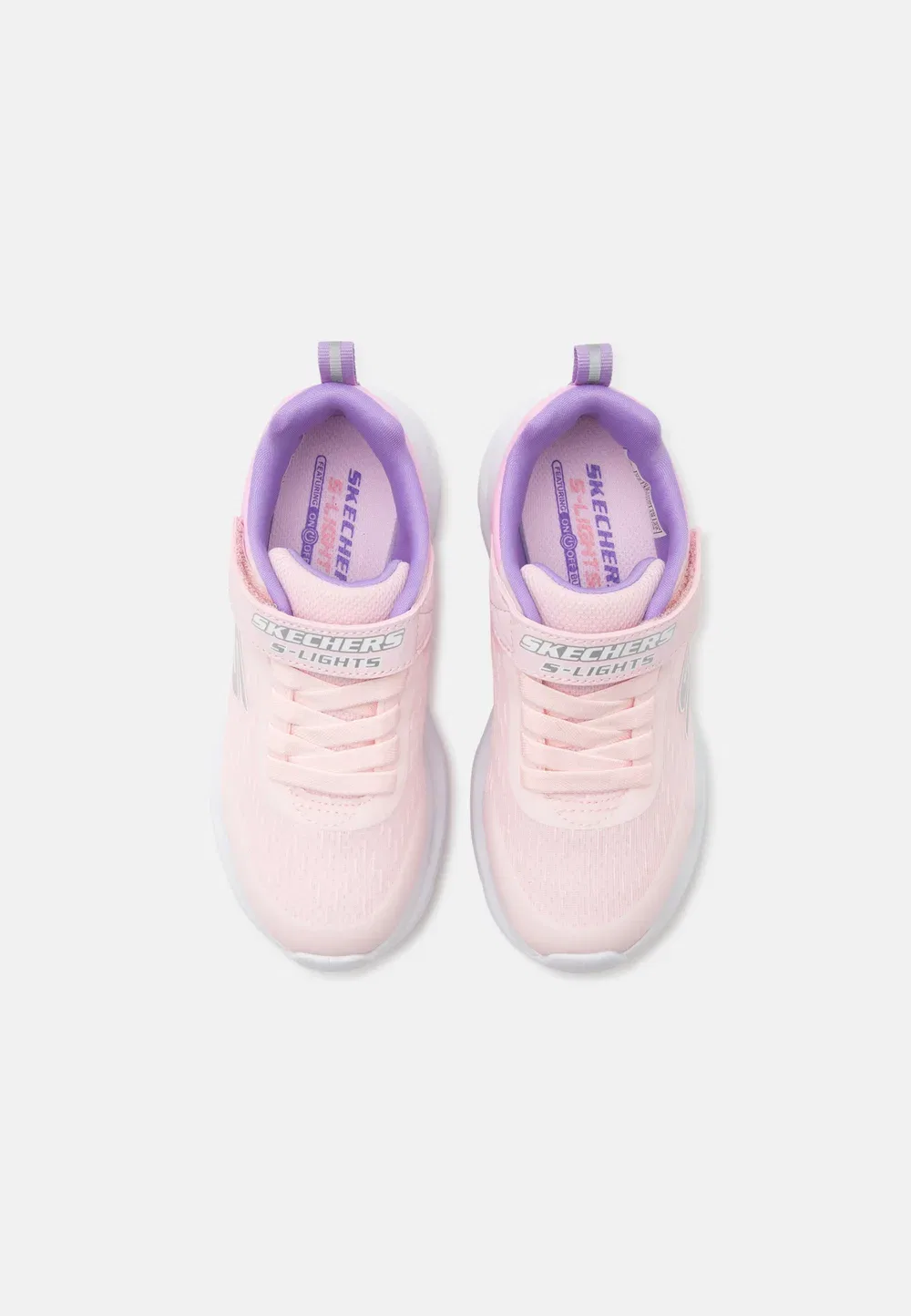 Подсветка ступеней Glide - кроссовки Skechers, Light Pink — фото 4