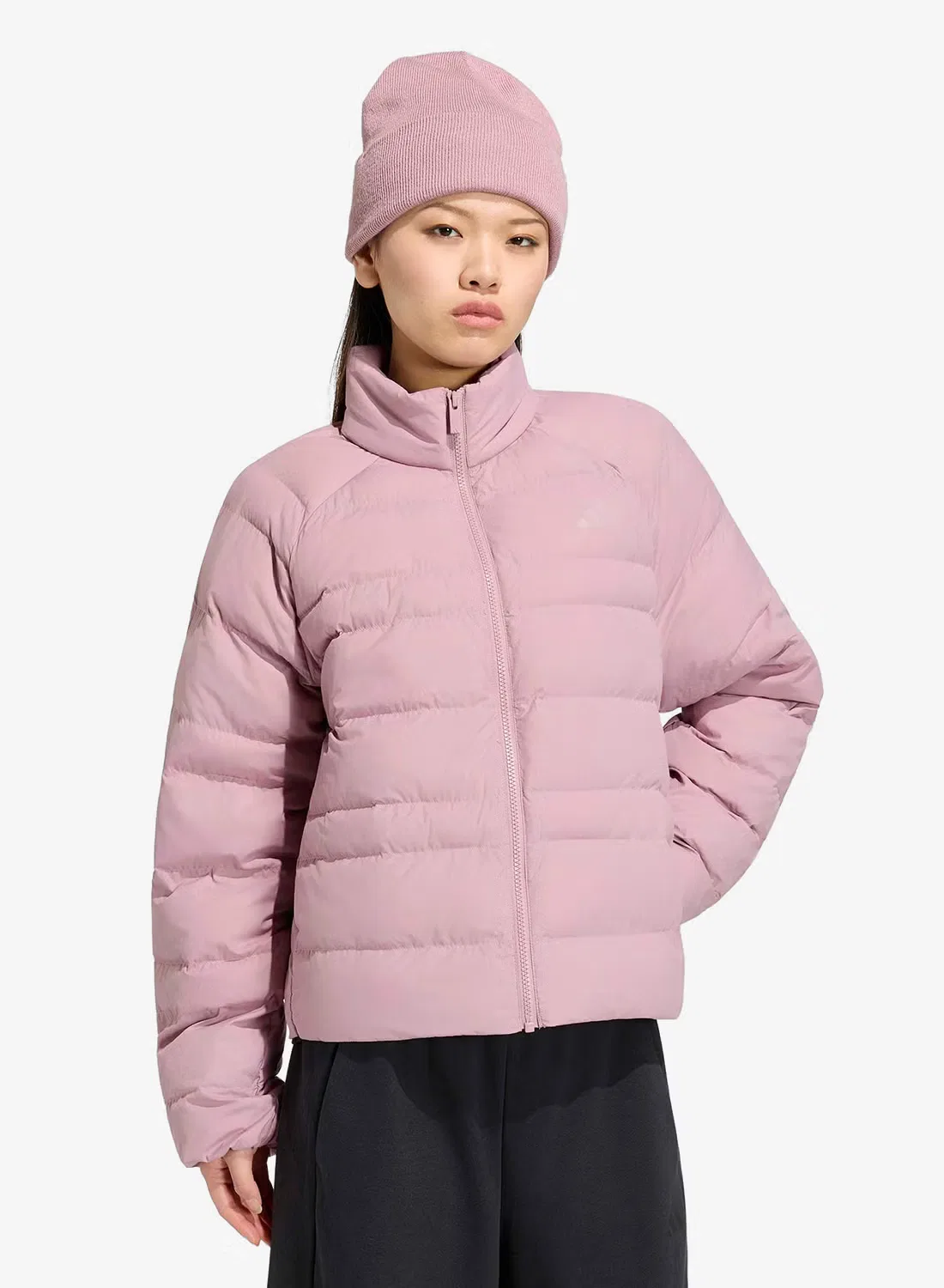 Куртка утепленная стеганая Essentials Adidas, маджента