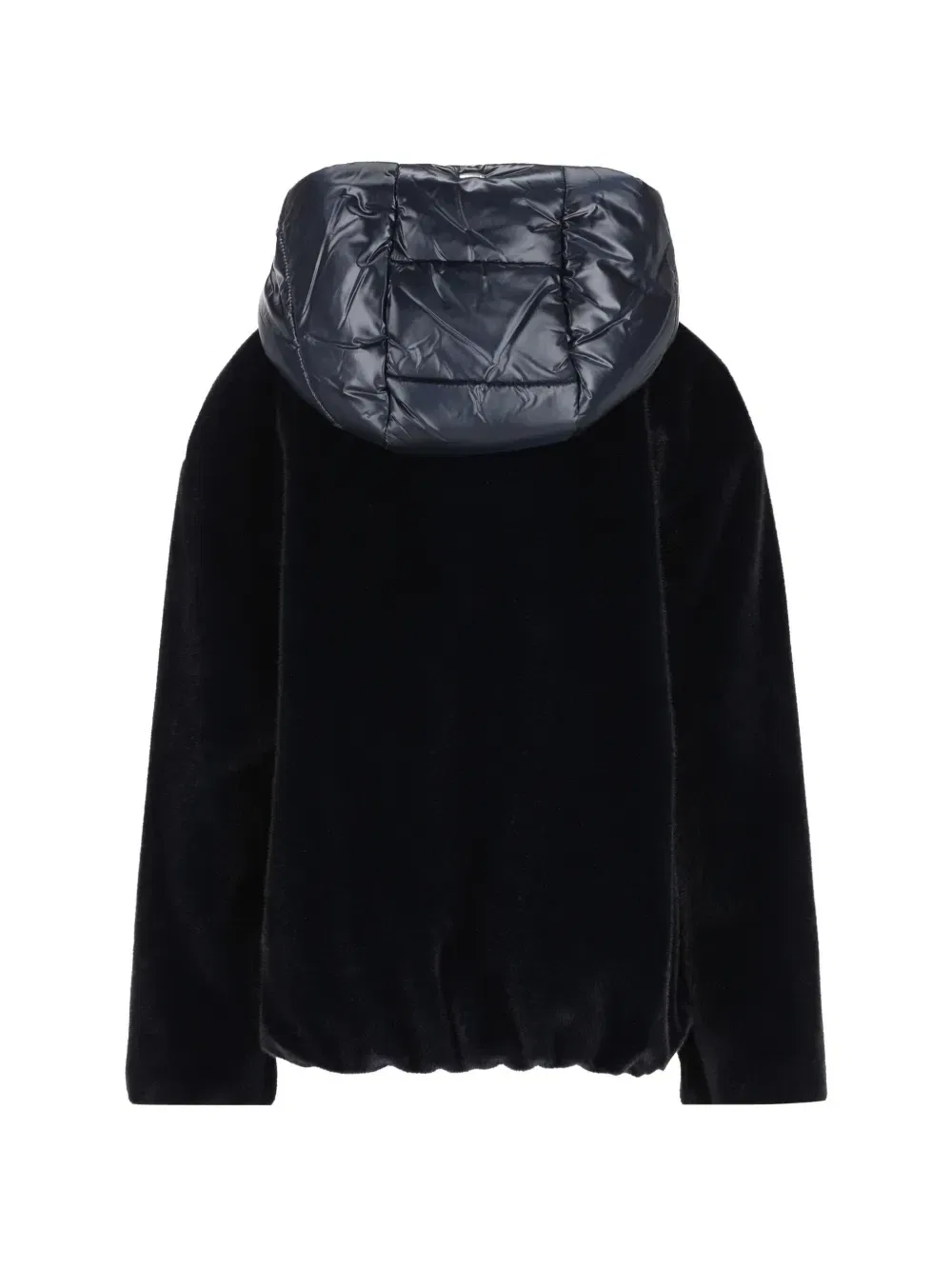 Куртка из искусственного меха Herno Kids, черный — фото 2