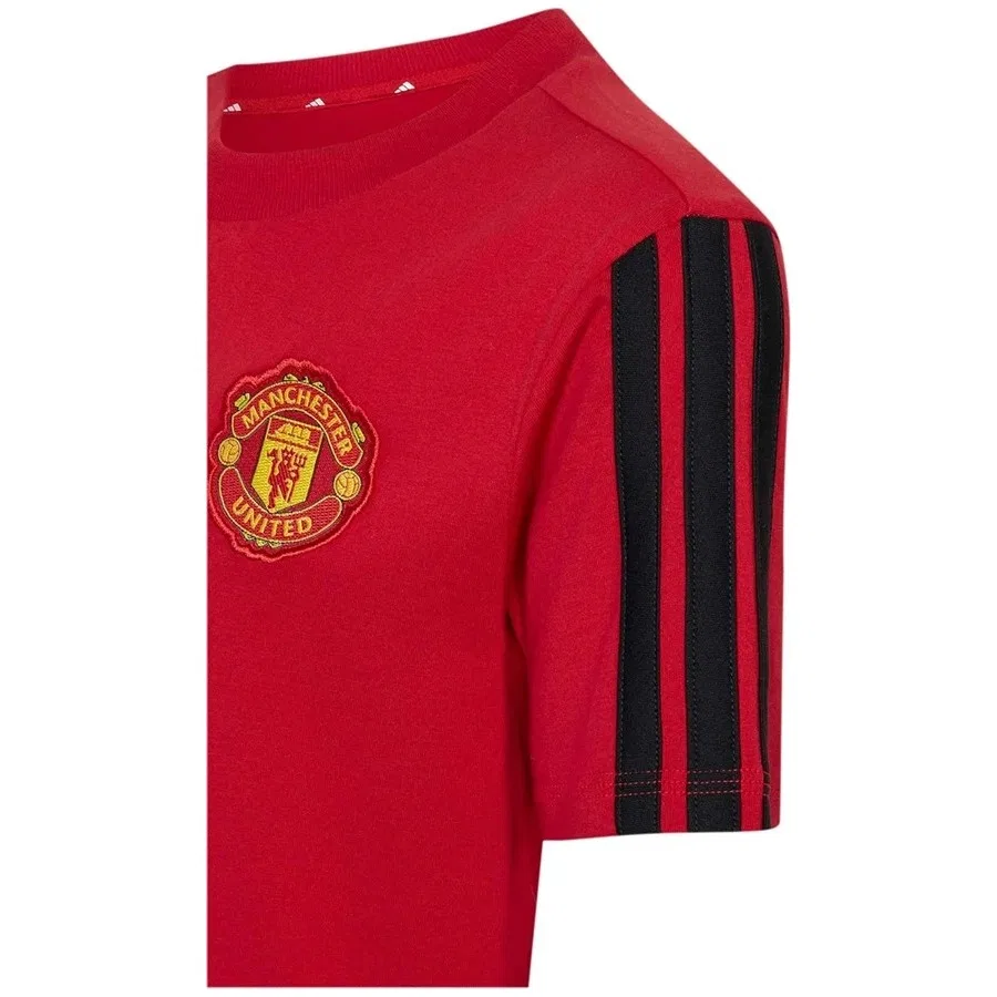 Детская футболка с длинным рукавом Manchester United Kids T-Shirt adidas, Красный — фото 4