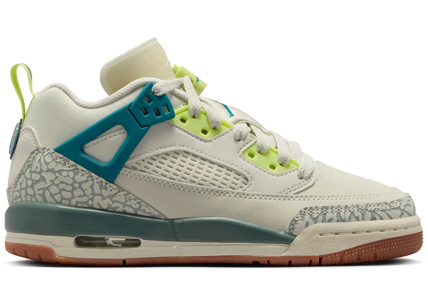 Детские кроссовки Lifestyle Jordan Spizike Low Jordan, Sea Glass/Dusty Sage/Light Lemon Twist/Green Abyss