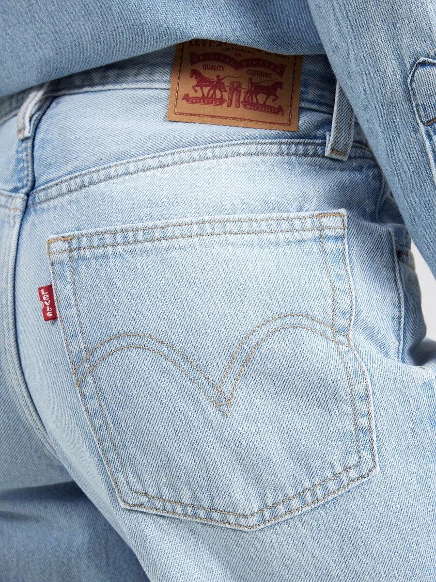 Джинсы LEVI'S Wide leg Jeans 'Middy Loose Boot Jeans' синего цвета — фото 2