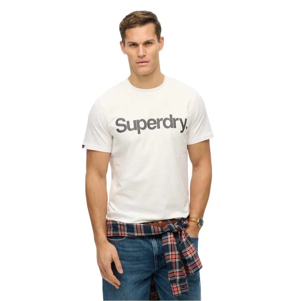 Футболка с коротким рукавом Core Logo Superdry, белый