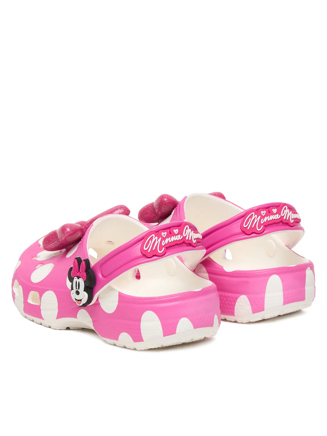 Шлепанцы для девочки Kids Minnie Mouse Classic Clog Crocs, розовый — фото 3