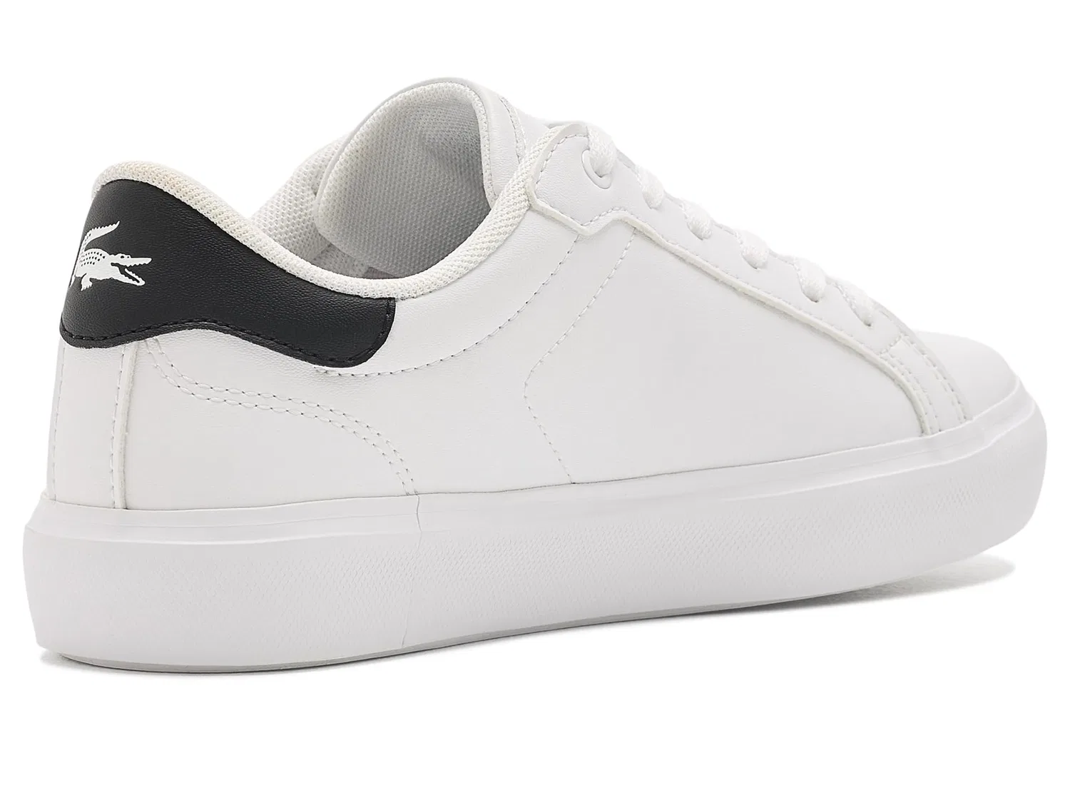 Кроссовки Powercourt (для маленьких и больших детей) Lacoste Kids, White/Black — фото 4