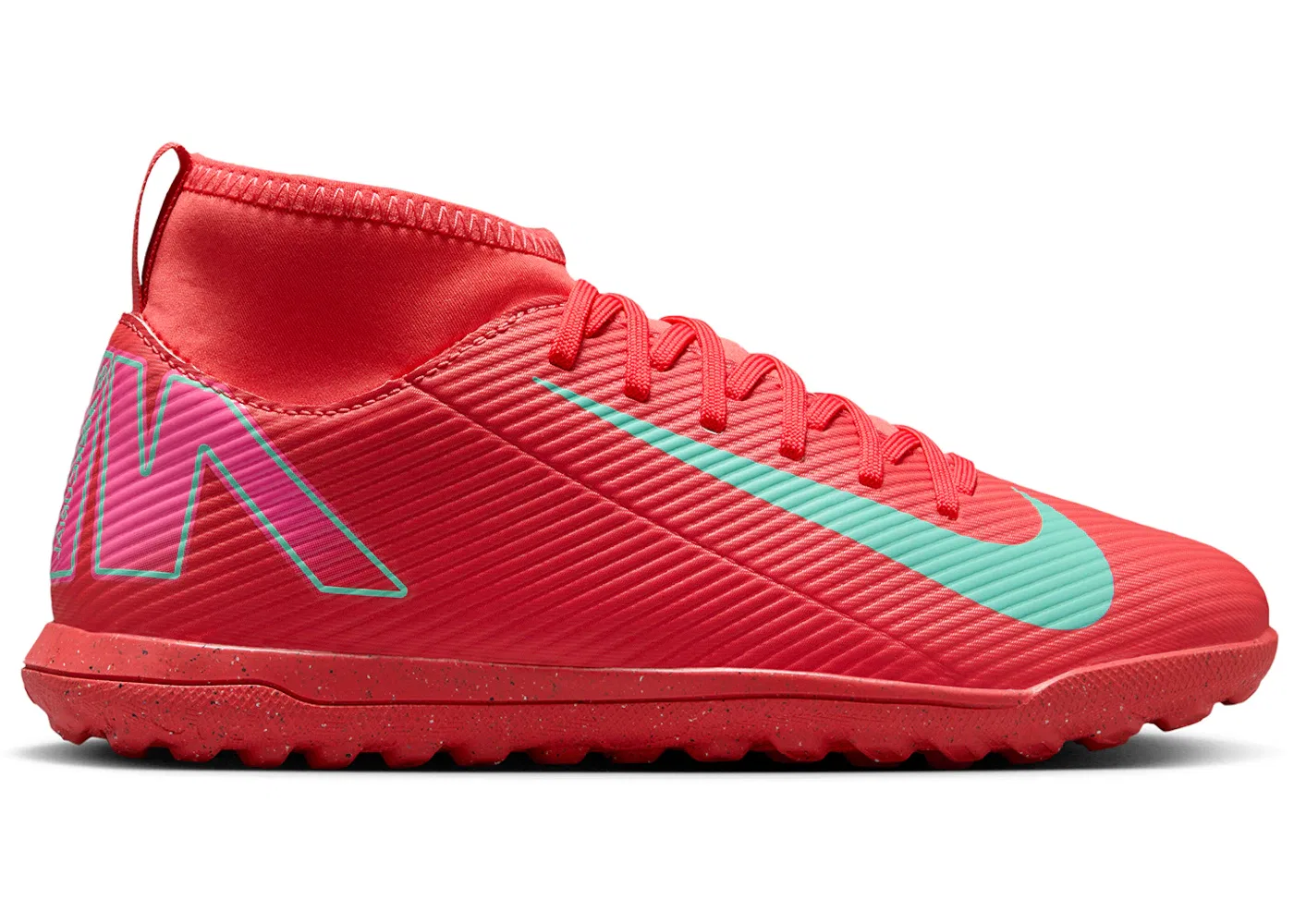 Детские бутсы Mad Energy Pack Nike Mercurial Superfly 10 Club TF, Ember Glow Aurora Green