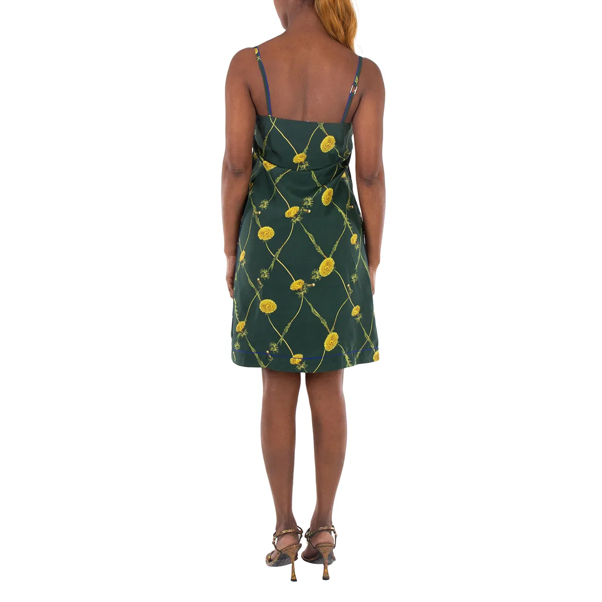 Платье летнее с принтом Dandelion Print Silk Dress Burberry, Ivy — фото 4
