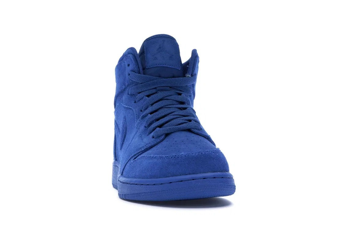 Детские кроссовки lifestyle с замшевым верхом Jordan 1 Retro Jordan, Team Royal — фото 2