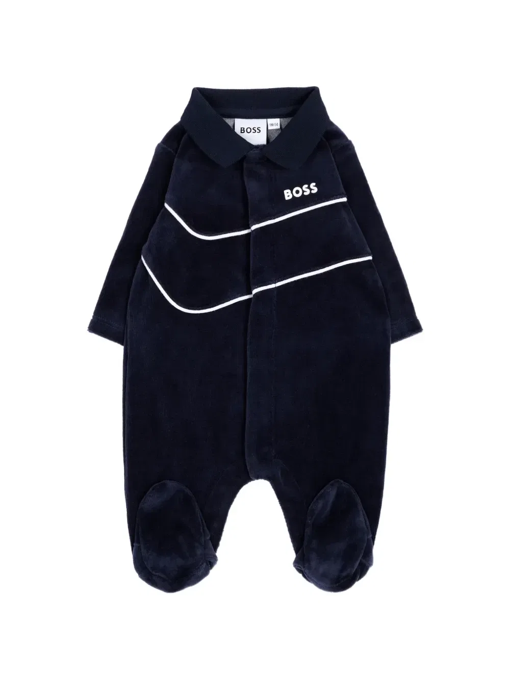 Пижама с принтом логотипа Boss Kidswear, синий