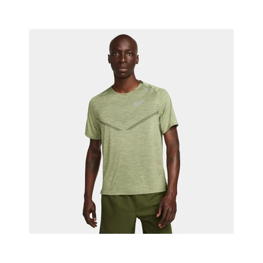 Мужская футболка с коротким рукавом Dri-Fit Adv Techknit Ultra Nike, Зеленый — фото 3