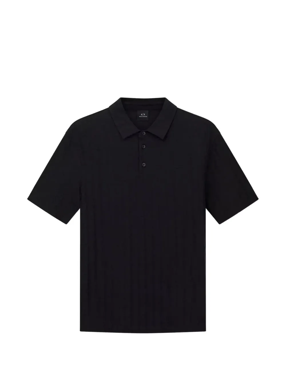 

Поло с короткими рукавами Armani Exchange, черный