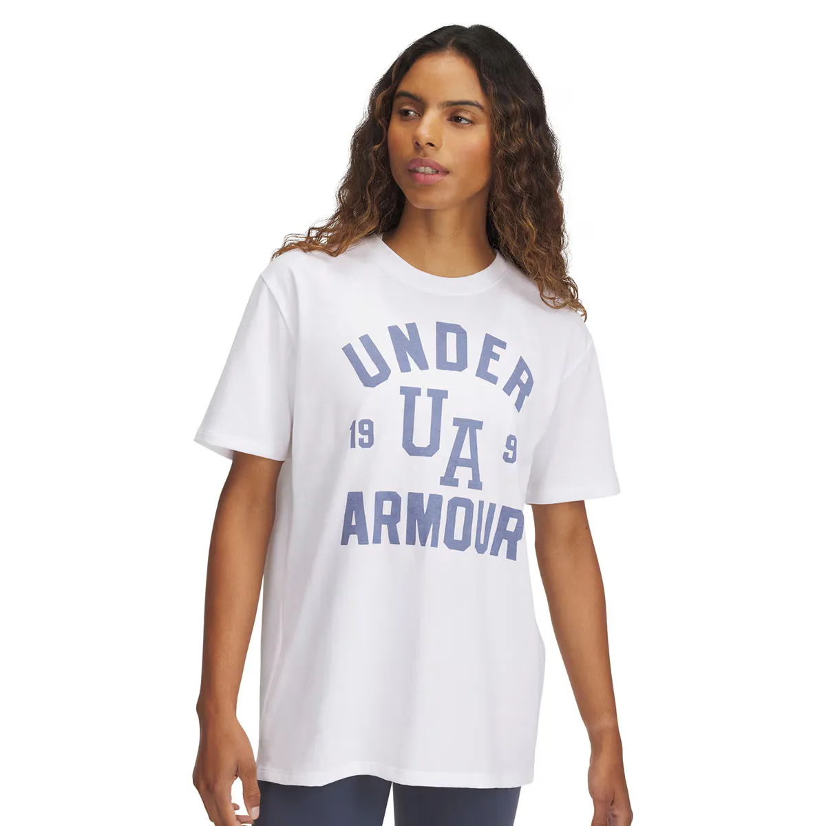 

Женская футболка UA HWT OS Collegiate SS Under Armour, белый