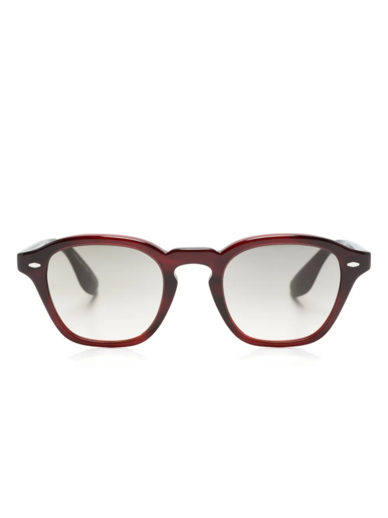 

Очки в квадратной оправе с эффектом градиента Oliver Peoples, красный