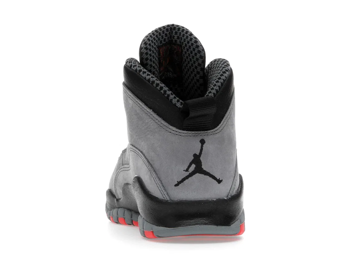 Детские кроссовки Lifestyle Jordan 10 Retro Jordan, Cool Grey/Infrared-Black — фото 4