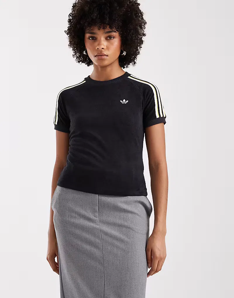 Футболка Adidas Originals Terry towel cali tee, черный