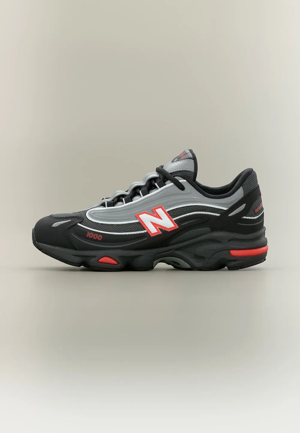 1000 кроссовок унисекс New Balance, Black/Neo Flame