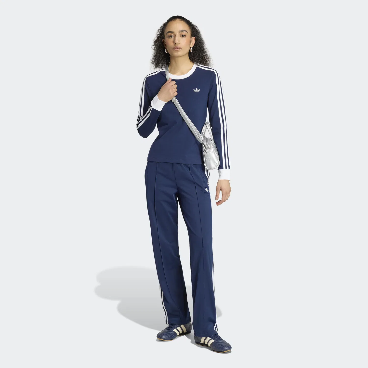 Брюки Adidas Originals свободного кроя Fb Classic темно-синего цвета