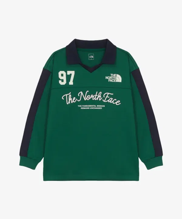 Футболка с длинным рукавом Stadium Long Sleeve Tee, The North Face Kids, хаки