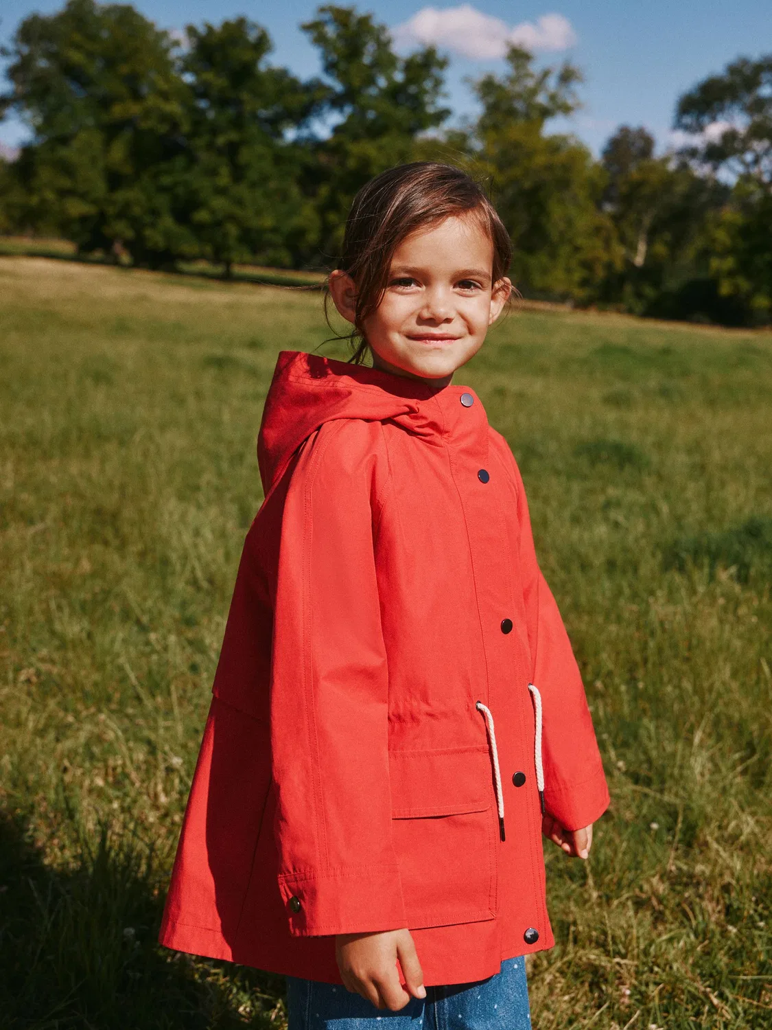 Дождевик Red Shower Resistant Raincoat от Next, Красный — фото 3