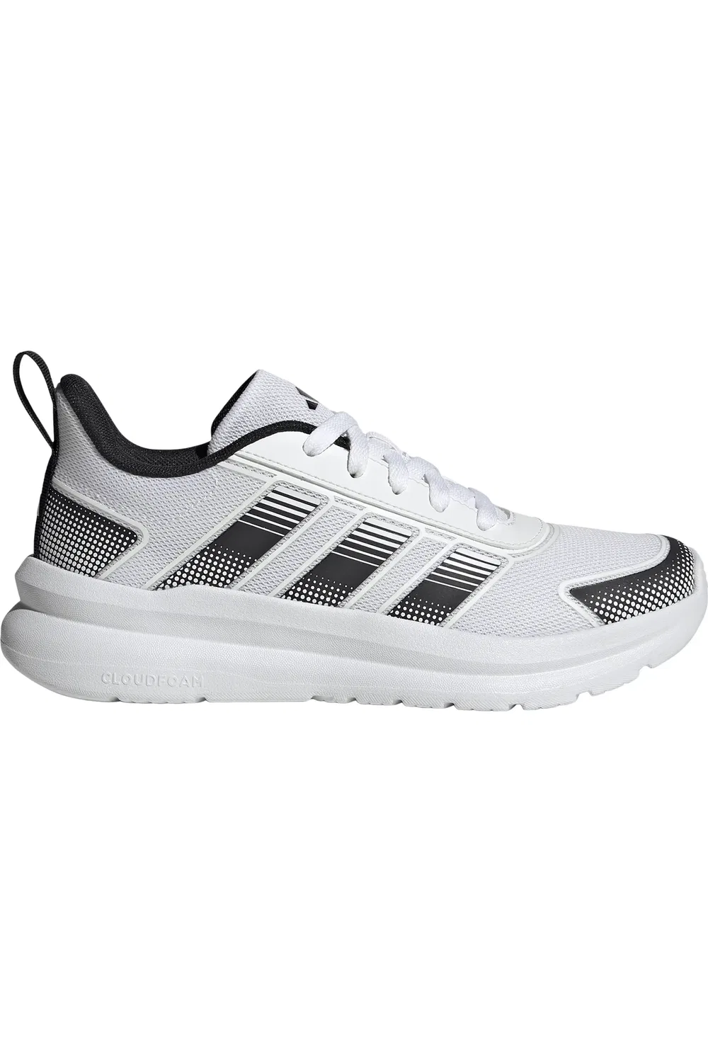 Детские кроссовки с облачной подошвой Tensaur Run 4.0 adidas, белый/черный/белый — фото 3