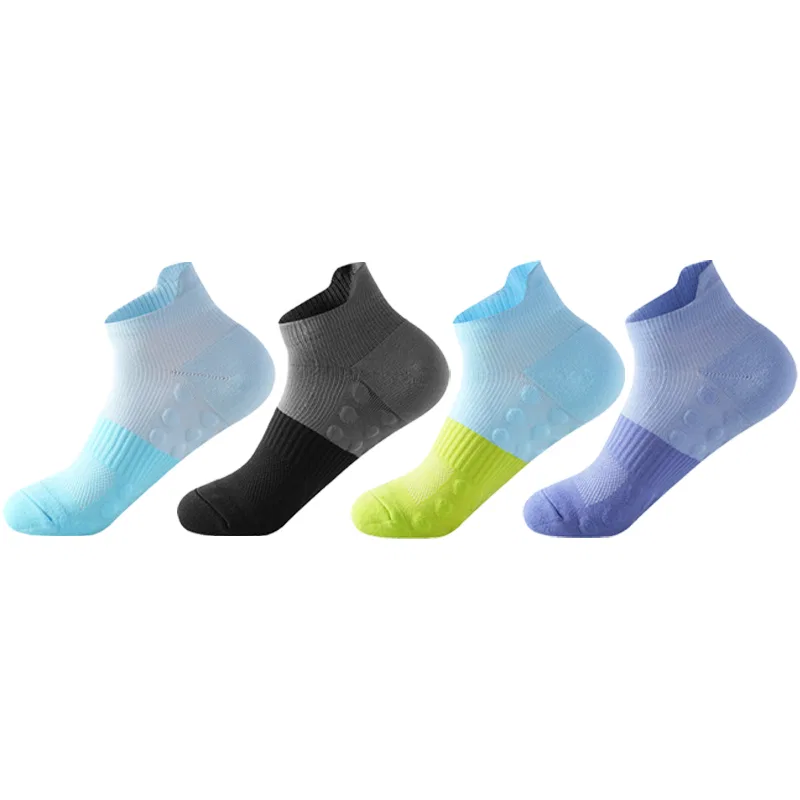 Детские носки-невидимки с принтом, набор из 4 пар, 361°, Blue+Black+Green+Dark Blue