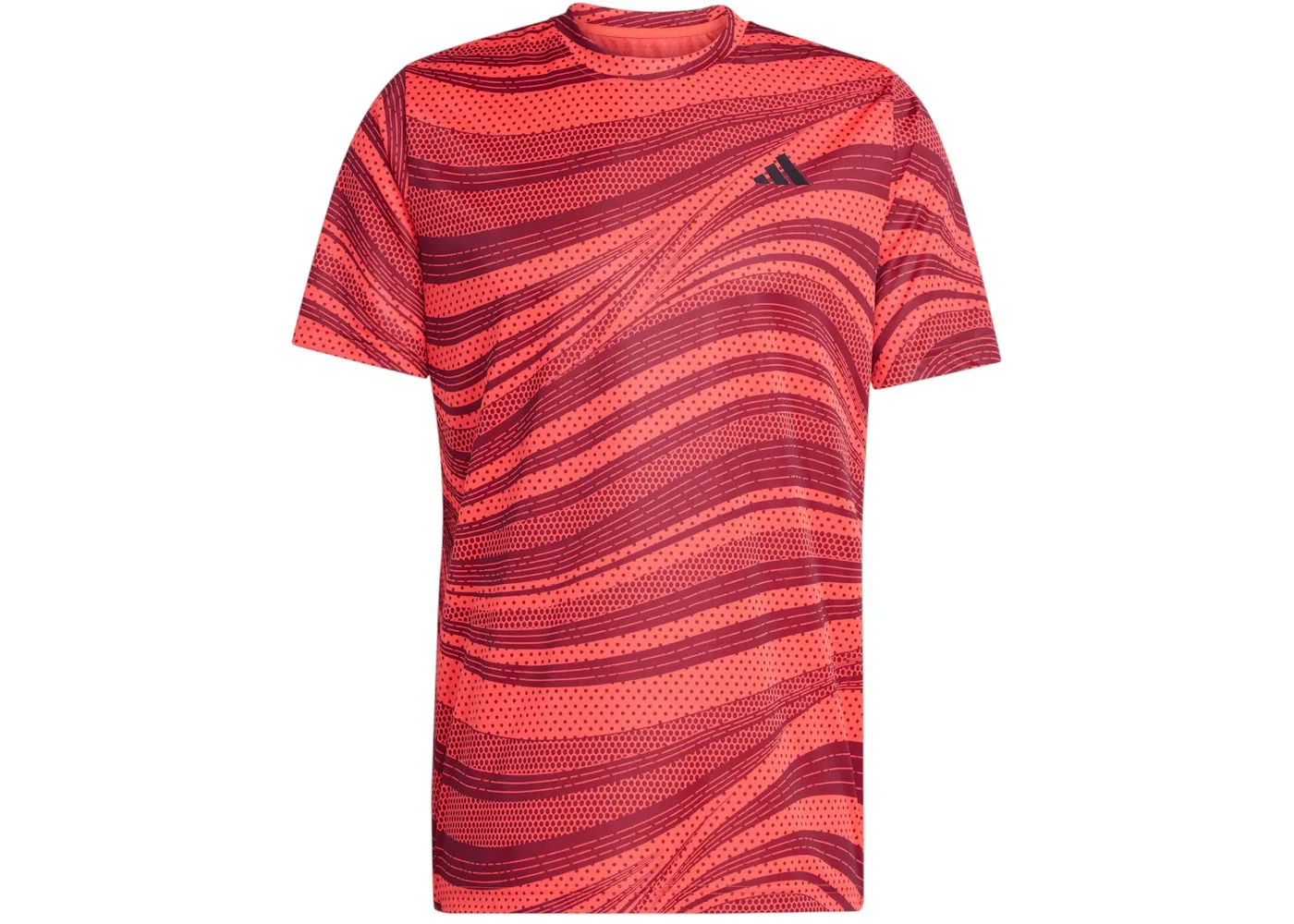 Мужская футболка с принтом Adidas Club Climacool Graphic Tee, Shadow Red Semi Lucid Red