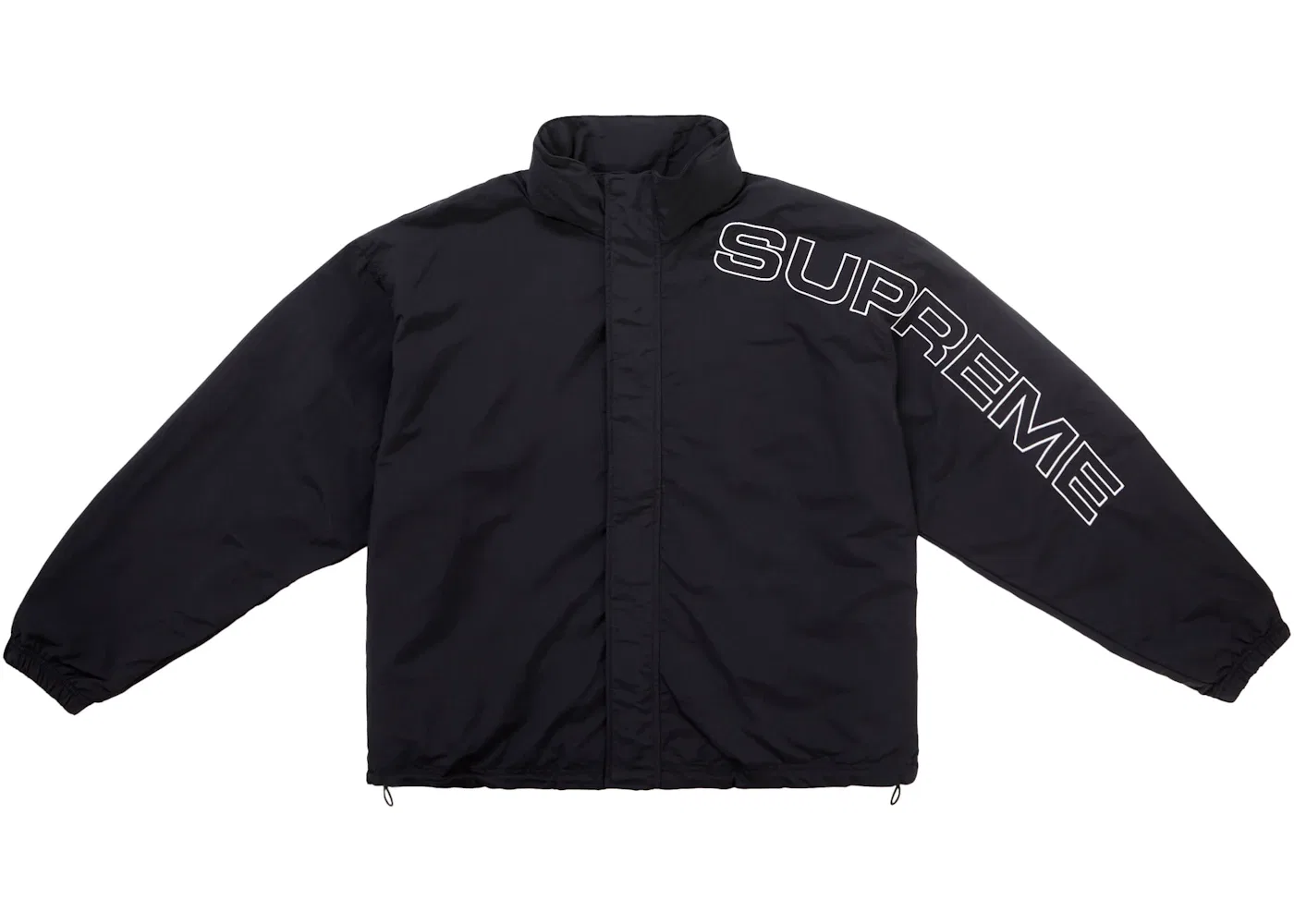 Мужская куртка с принтом Supreme Spellout (FW24), Black — фото 2