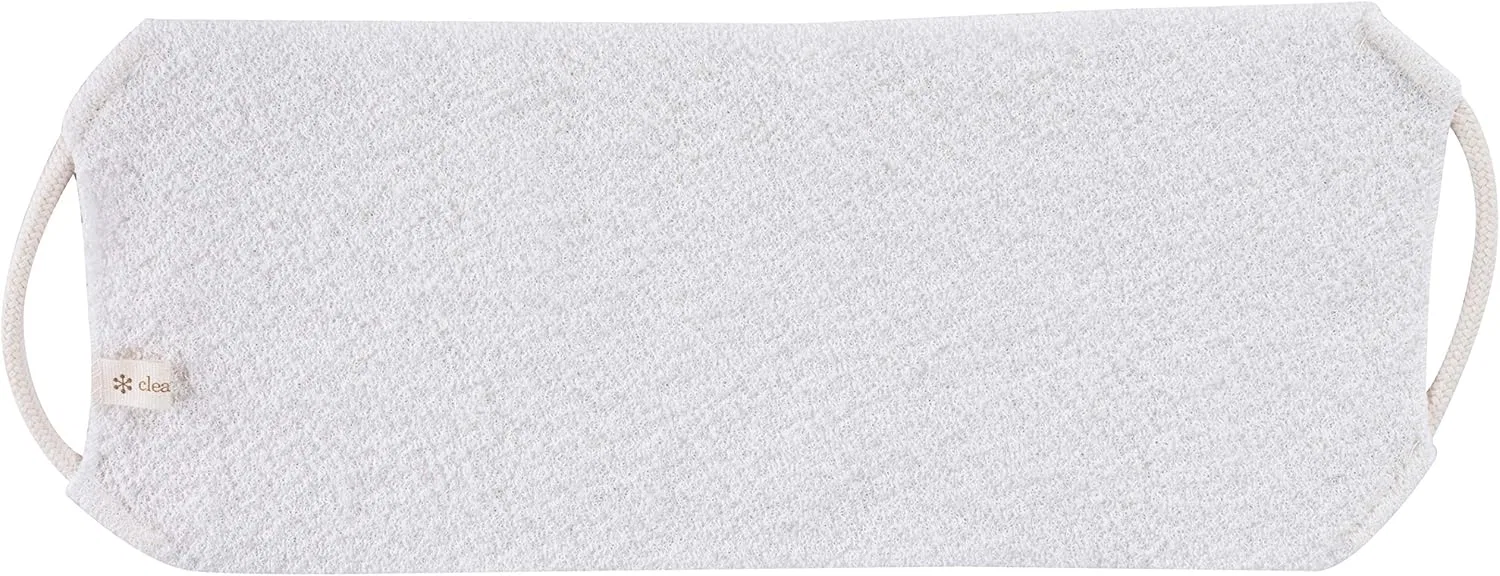 Мочалка эксфолирующая растягивающаяся Cleanlogic Organic, 6 шт, Natural — фото 4