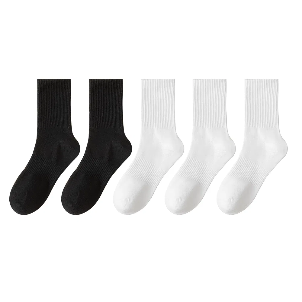 Детские носки-гольфы в наборе 5 пар MINISO, [5 Pack]3 Black+2 White — фото 3