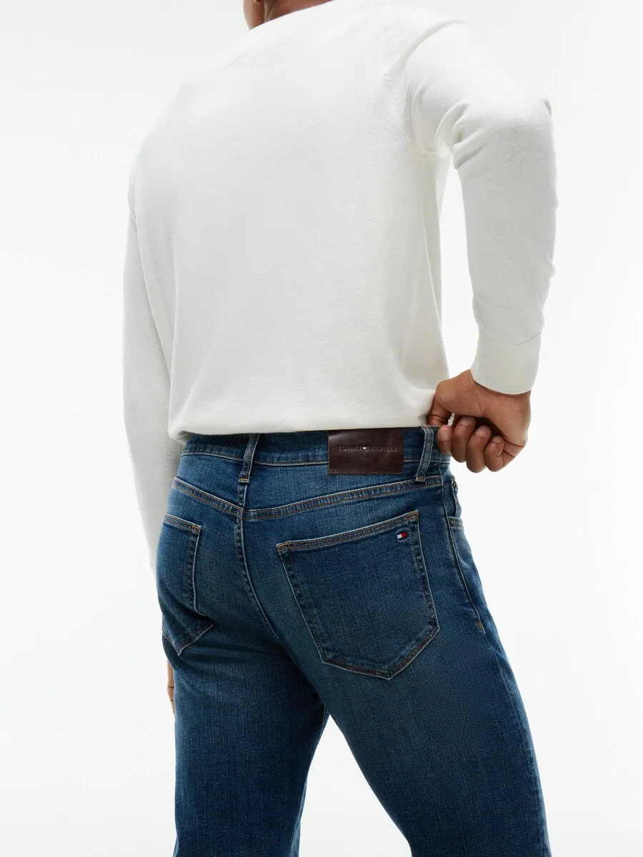Джинсы TOMMY HILFIGER Regular 'DENTON' синего цвета — фото 4