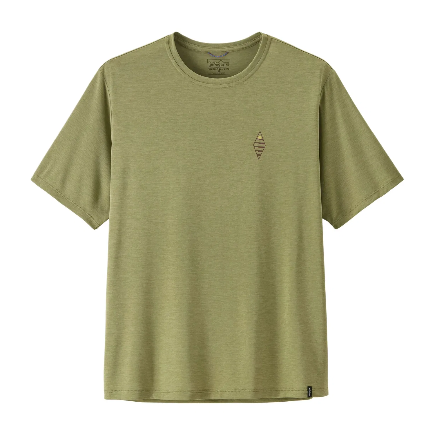 Мужская футболка с коротким рукавом Patagonia, Light Eucalyptus Green/GGNX