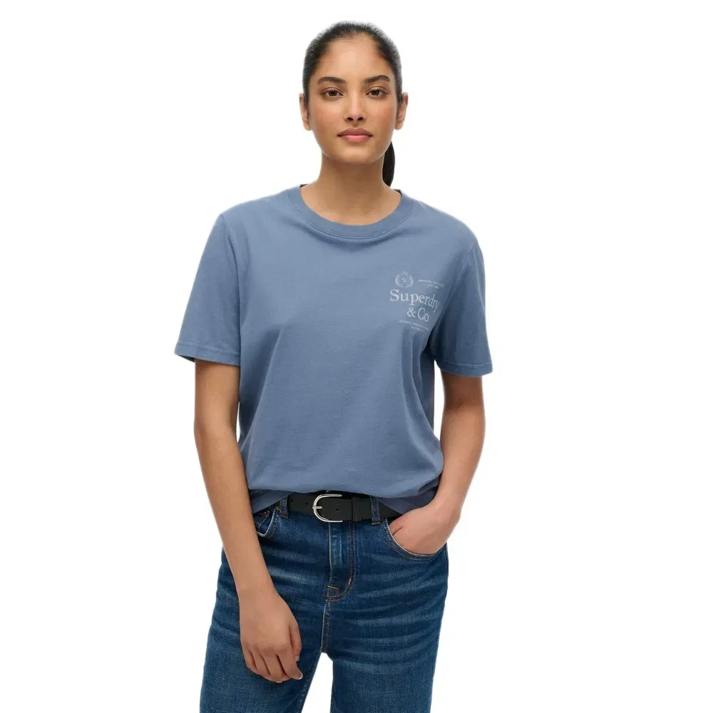 Футболка с коротким рукавом Superdry, синий