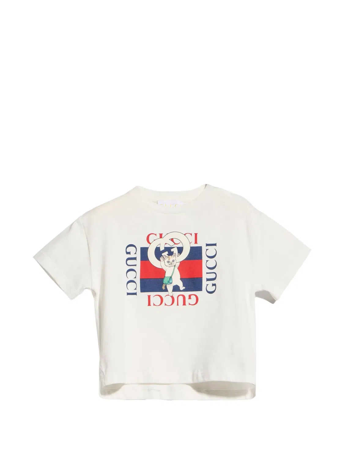 Футболка с принтом Yuko Higuchi Gucci Kids, белый