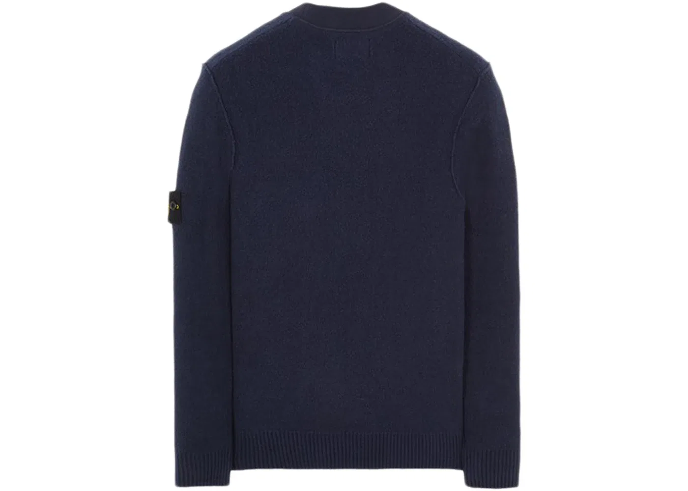 Мужской свитер из мягкого хлопка с миксовой тканью Sweater Stone Island, Blue — фото 2