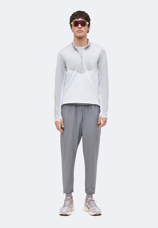 Толстовка из флиса Nike Performance pure platinum, light smoke grey, volt, серый — фото 2
