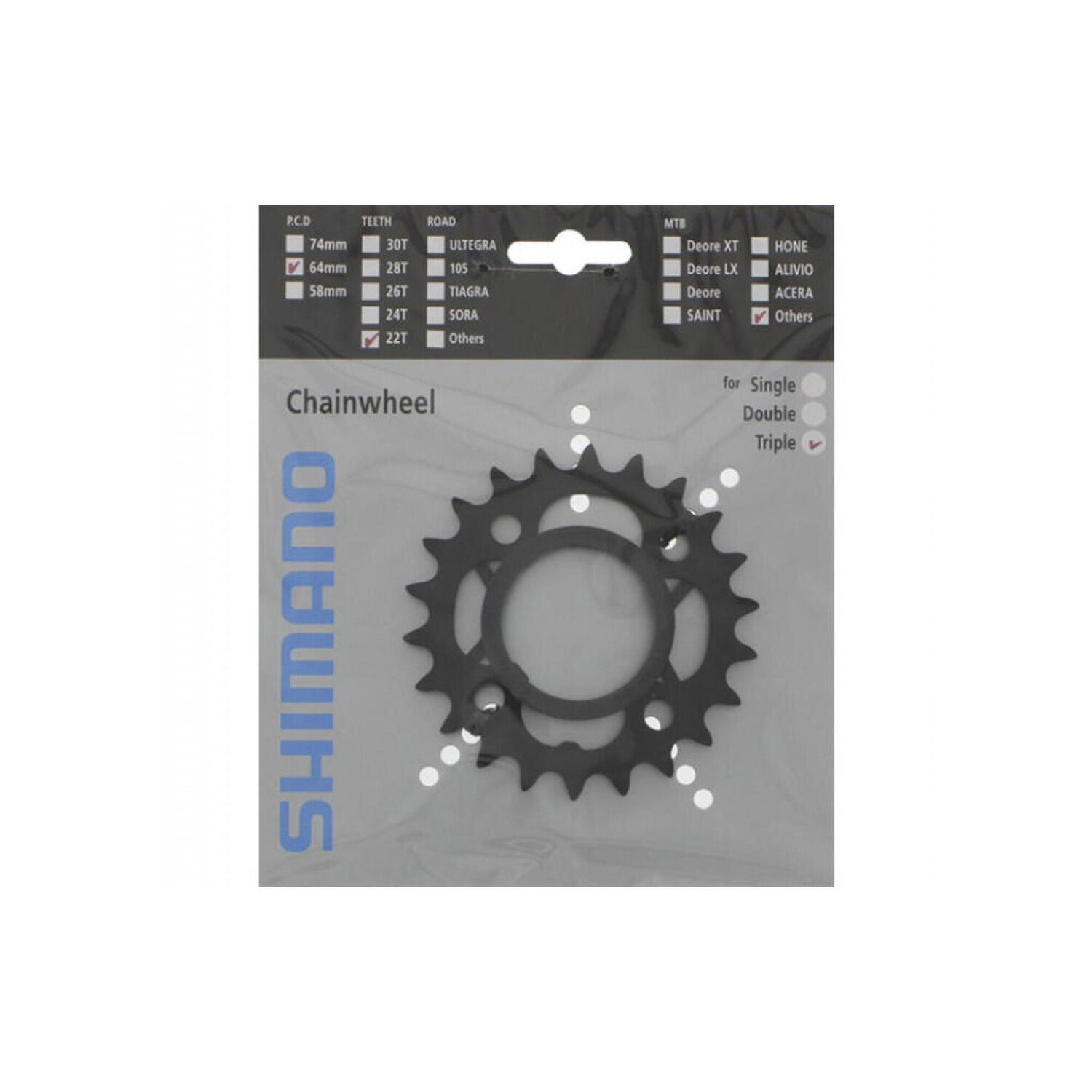 

передняя звезда Acera FC-M391 26T передняя звезда 644 мм черная SHIMANO, черный черный