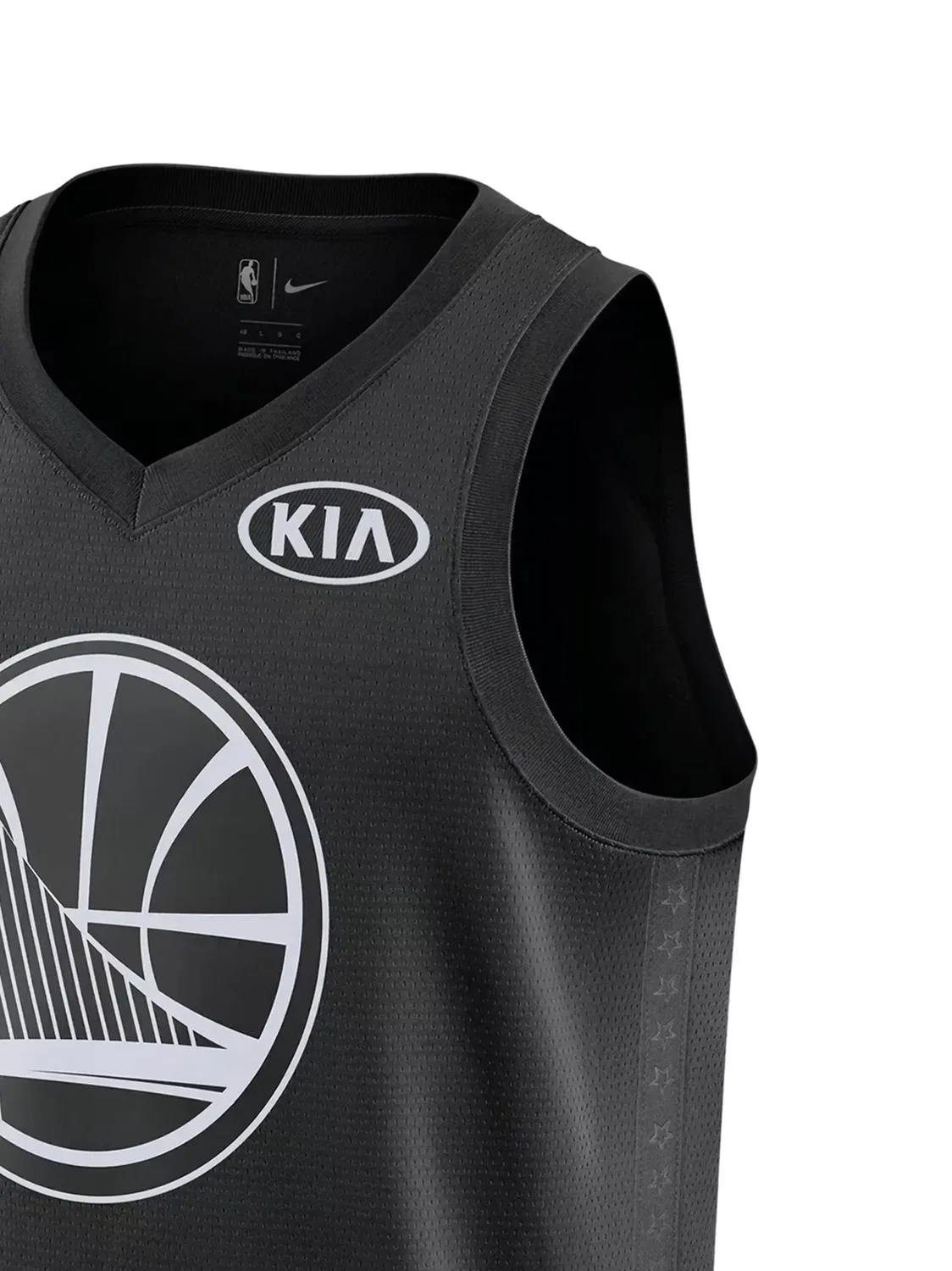 Топ Golden State Warriors NBA Swingman Nike, черный — фото 2