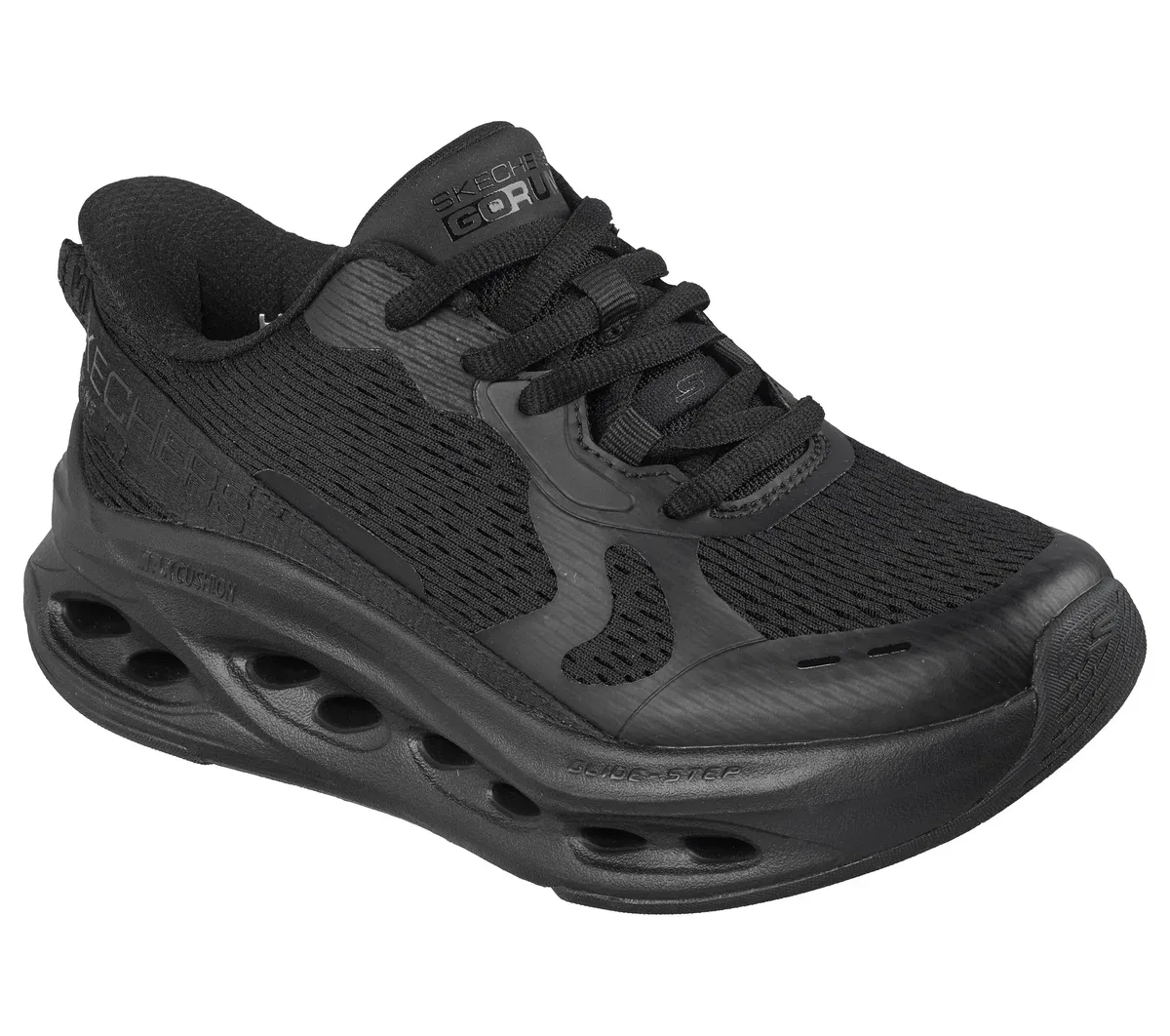 Детские слипоны Max Cushioning Glide-Step - Advert Skechers, черный — фото 4