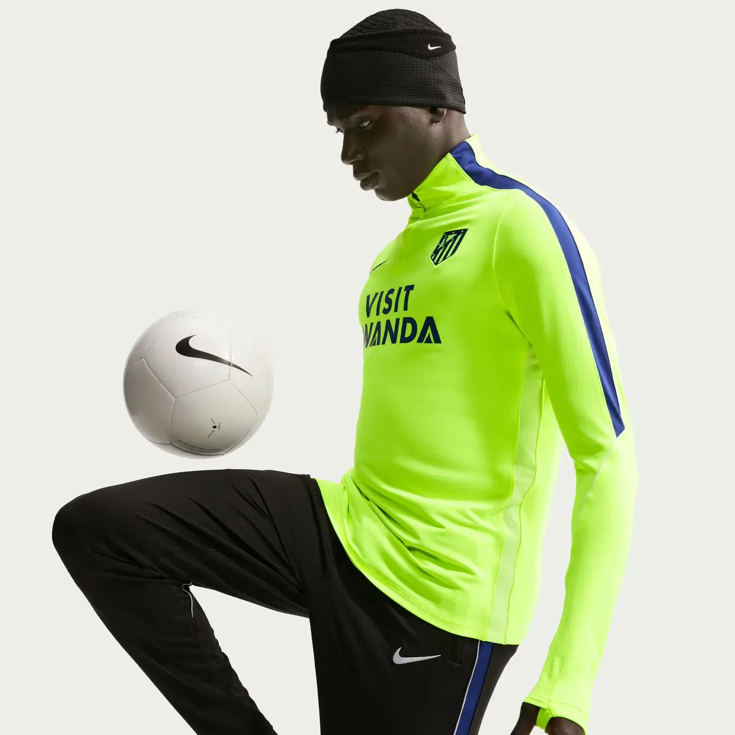 Мужская футболка тренировочная Atlético de Madrid 2026-2027 Dri-FIT Strike Drill Top Nike, Зеленый — фото 4