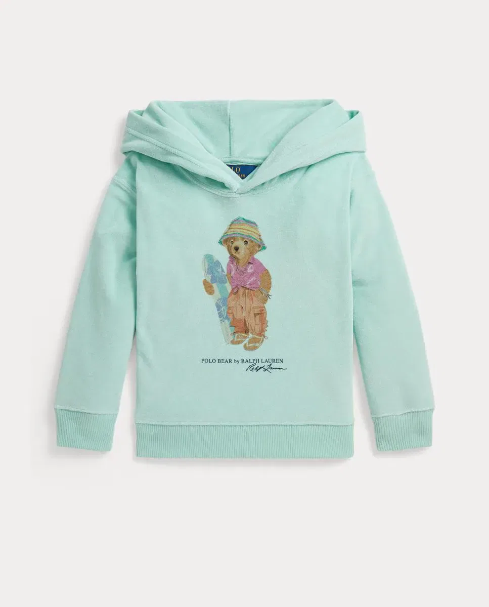 Детское худи для девочек с капюшоном Polo Bear Polo Ralph Lauren, Zafiro
